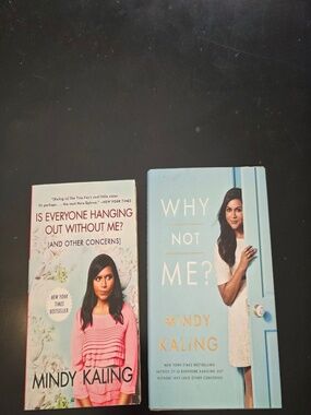 Lot of 2 Mindy Kaling Books - Why Not Me? / Is Everyone Hanging Out Without Me?